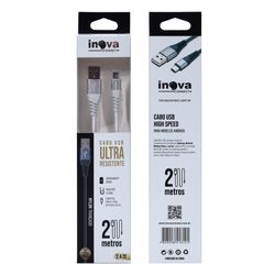Acessório Celular Cabo USB V8 Inova 2 Metros