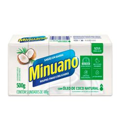 Sabao Pedra Minuano Com 5 Unidades 100g Coco
