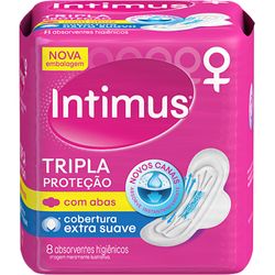 Absorvente Intimus Gel C-8 Suave Com Abas