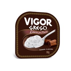 Iogurte Grego Vigor Flocos 90g