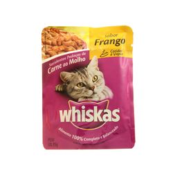 Alimento Gato Whiskas 85g Sachê Frango