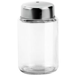 Paliteiro Vidro Euro Tampa Inox