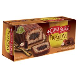 Bolo Casa Suica Premium 270g Avela Com Chocolate