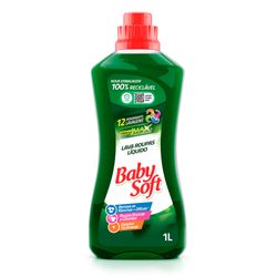 Lava Roupa Líquido Baby Soft Max Verde 1L