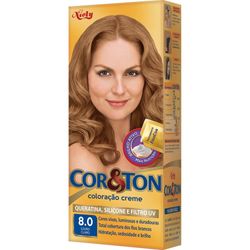 Tintura Niely Cor&Ton Louro Claro 8.0 - 180 g