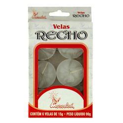 Vela Recho Pet Gunio Branca
