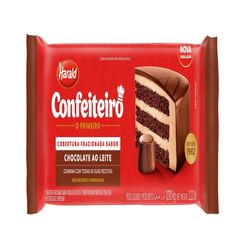 Chocolate Cobertura Harald Barra 1,01Kg Ao Leite