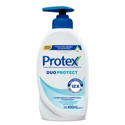 Sabonete Líquido Antibacteriano Mãos Protex 400ml Duo