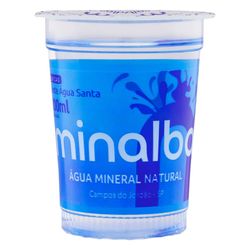 Água Mineral Minalba Natural Copo Sem Gás 200ml