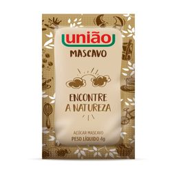 Açúcar Mascavo União 4g Sachê C/200 unidades