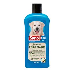Shampoo Cao Sanol 500ml Pelos Claros