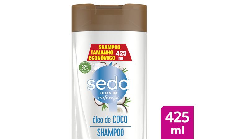 Shampoo Seda Óleo De Coco 425ml - Paulistão Atacadista