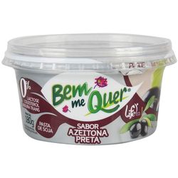 Pasta De Soja 180g Bem Me Quer Azeitona Preta