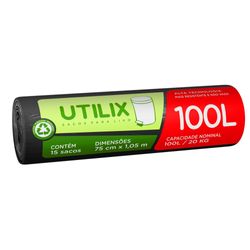 Saco Lixo Utilix RL 100L Com 15