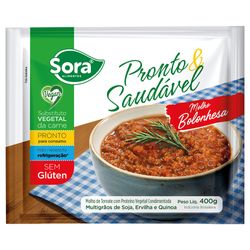 Molho Bolonhesa Vegetal Sora 400g