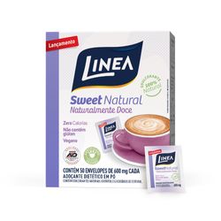 Adoçante Pó Linea Com 50 Sachês Sweet Natural