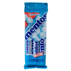 Pastilha Mentos Stick Mint Com 3