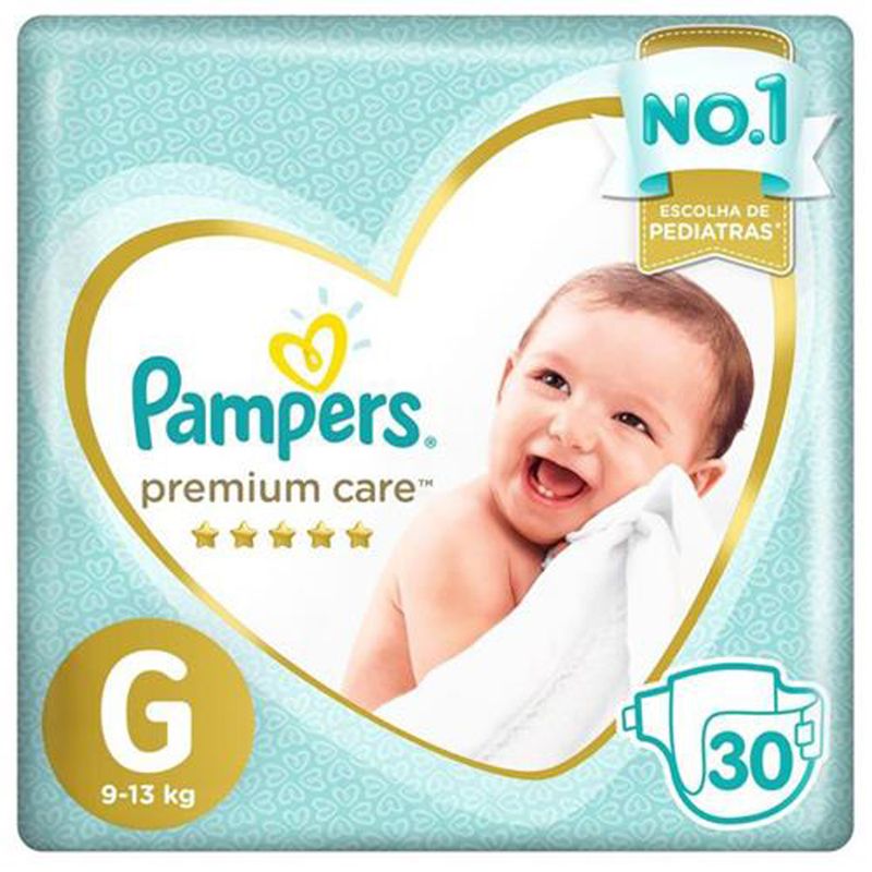 FRALDA-PAMPERS-PREMIUN-CARE-G-C-30