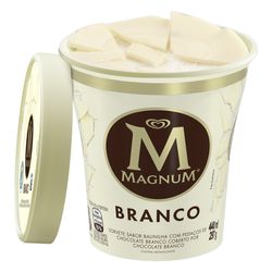 Sorvete Kibon Magnum Pote Branco 440ml
