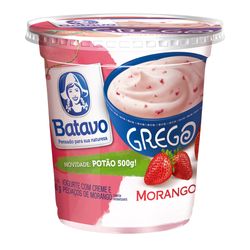 Iogurte Grego Batavo 450g Morango