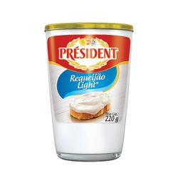Requeijão Cremeso Presidente 220g Light Vidro
