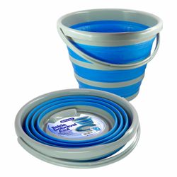 Balde Dobrável Bompack 10L Azul