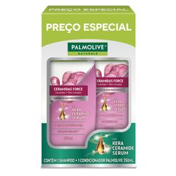 Shampoo e Cond Palmolive Naturals 350ml Pr Esp Ceramid Force