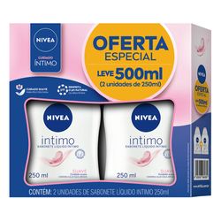 Nivea Sabonete Líquido Íntimo Suave 250ml Com 2 Oferta Espec