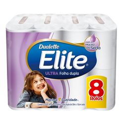 Papel Higiênico Folha Dupla Elite 30m Com 8