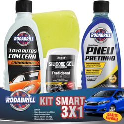 Kit Smart Rodabrill 3x1 Gratis Esponja