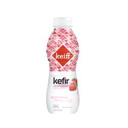 Leite Fermentado Kefir Keiff 500g Sem Lactose Desnat Morango