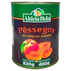Pêssegos Em Calda Metades 450g Aldeia Bela