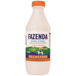 Leite Fazenda Tipo A Sem Lactose Semidesnatado 1L