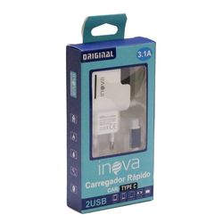 Acessório Celular Carregador Inova Type C 2 Metros