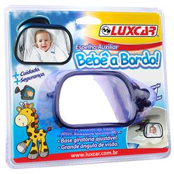 ESPELHO AUXILIAR LUXCAR BEBE A BORDO