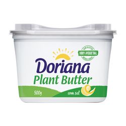 Margarina Doriana Plant Butter 500gr Sem Sal