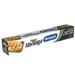 Papel manteiga Bompack 28x7,5cm