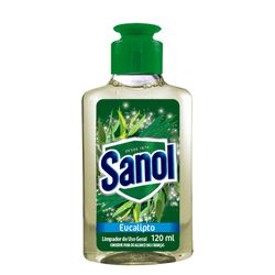 Limpador Sanol 120ml Eucalipto