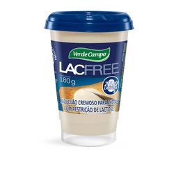 Requeijão Cremoso Zero Lactose Verde Campo Lacfree Copo 180g