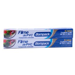 Filme PVC Bompack 15m Com 2 Unidades