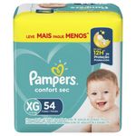 FRALDA-PAMPERS-CONFORT-SEC-XG-C-54-L-P-