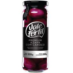 Azeitona Preta Vale Fertil 200g Premium Azapa