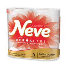 Papel Higienico Folha Dupla Neve 30m Com 4 Neutro