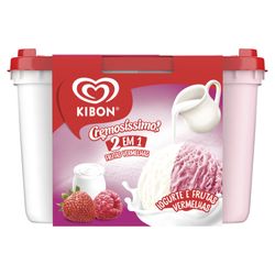 Sorvete Kibon Cremosíssimo Iogurte Frutas Vermelhas 2L
