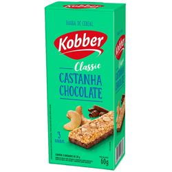 Cereal Barra Kobber Classic 60g Castanha Chocolate