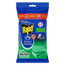 Inseticida Elétrico Leve 12 Pague 10 Refil Eucalipto Raid