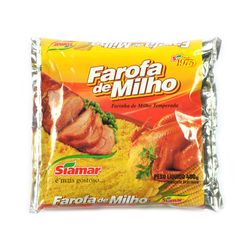 Farofa Pronta Siamar 400g Milho Temperado