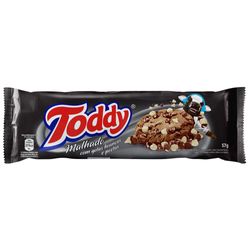 Biscoito Cookie Malhado Com Gotas Brancas e Pretas Toddy 57G