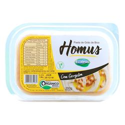 Pasta Grão Bico Homus Ecobras 200g Com Gergelim