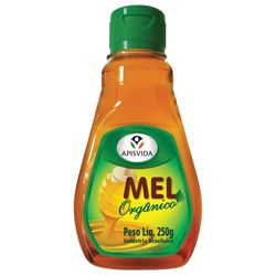 Mel Orgânico Puro Apis Vida Bisnaga 250g